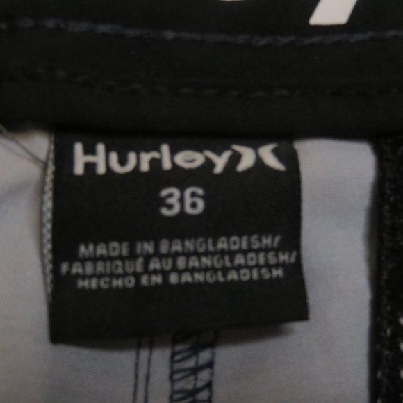 Hurley Mens Hybrid Walking Short Sz 36 Navy Blue Heather Quick Dry New $50 NWT - Picture 5 of 11